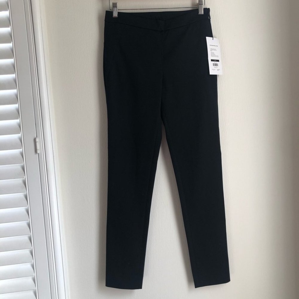 Ministry of Supply Size 2 Black Skinny Kinetic Pull On Pants NEW